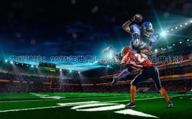 荣耀追踪：2023年世界运动赛事冠军奖金排行榜
